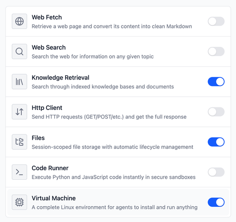Noorle Platform Built-in Capabilities
